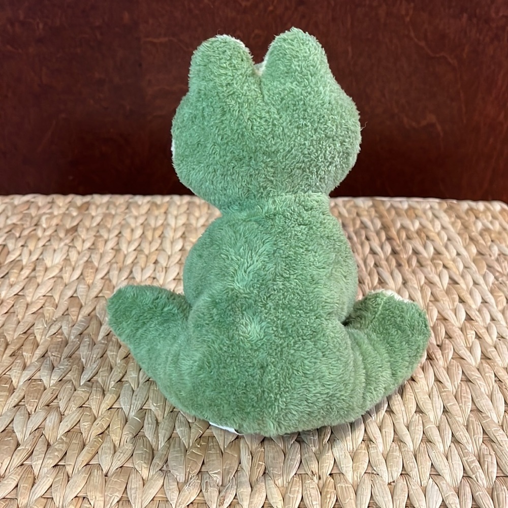 NWOT Stuffed Frog Rattle - Picture 2 of 2
